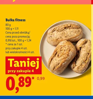Bułka fitness promocja w Lidl