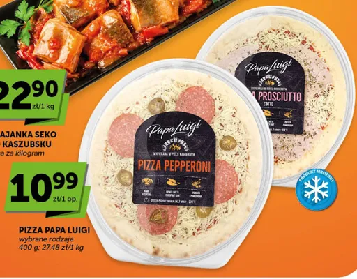 Pizza Papa Luigi Pepperoni promocja w Groszek