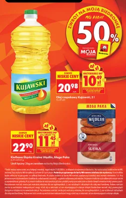 Olej rzepakowy promocja w Biedronka