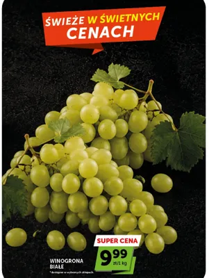Winogrona białe promocja w Groszek