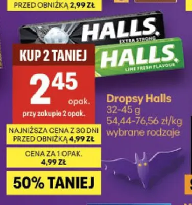 Dropsy Halls promocja w Delikatesy Centrum