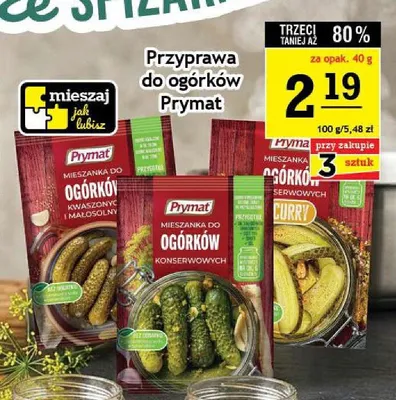 Przyprawa do ogórków konserwowych Prymat promocja w Gram Market