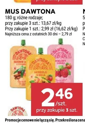 Mus Dawtona truskawka promocja w Stokrotka