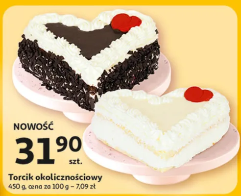 Torcik okolicznościowy promocja w Auchan
