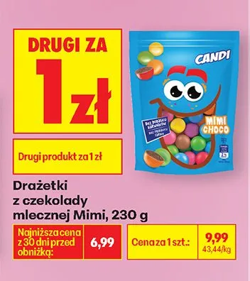 Drażetki z czekolady mlecznej Mimi promocja w Biedronka