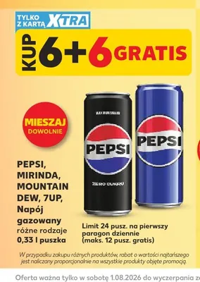 Napój gazowany Pepsi promocja w Kaufland