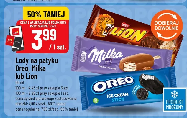Lod na patyku joy fruits promocja w POLOmarket