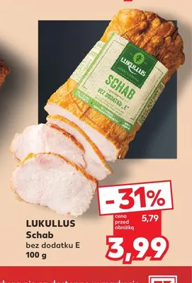Schab bez dodatku E Lukullus promocja w Kaufland