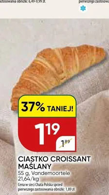 Ciastko croissant maślany Vandemoortele promocja w Chata Polska