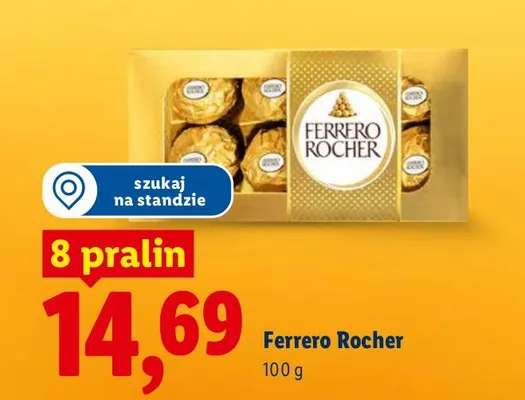 Praliny Ferrero Rocher promocja w Lidl