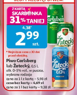 Piwo Žatecký promocja w Auchan