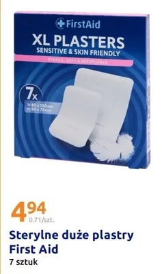 Plastry sterylne duże XL promocja w Action