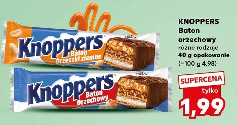 Baton orzechowy różne rodzaje promocja w Kaufland