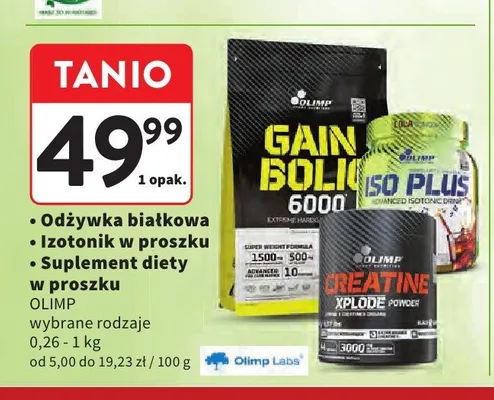 Suplement diety Olimp Creatine Xplode Powder promocja w Intermarche