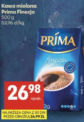 Kawa mielona Prima Finezja promocja w Delikatesy Centrum