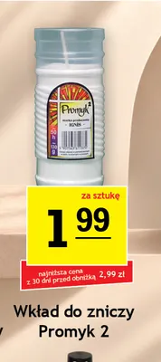Wkład do zniczy Promyk 2 promocja w Gram Market
