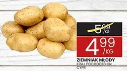 Ziemniak młody kraj pochodzenia świat promocja w Wafelek