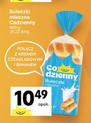 Bułeczki mleczne Codzienny promocja w Delikatesy Centrum