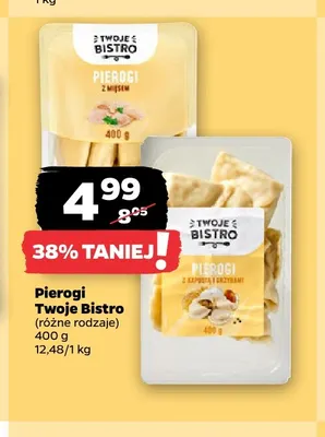 Pierogi z mięsem Twoje Bistro promocja w Netto