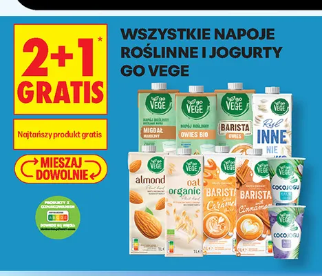 Napój roślinny owsiany Bio Go Vege promocja w Biedronka