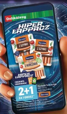 Parówki z filetem z kurczaka Tarczyński promocja w Delikatesy Centrum
