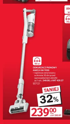 Odkurzacz pionowy Amica Vm 7050 promocja w Selgros