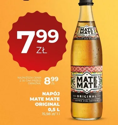Napój Mate Mate Original promocja w Duży Ben