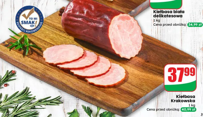 Kiełbasa krakowska promocja w Dino