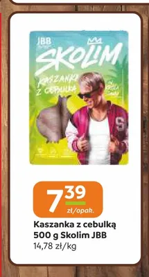 Kaszanka z cebulką Skolim JBB promocja w Gama