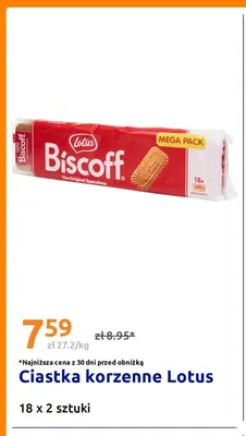 Ciastka korzenne Lotus promocja w Action