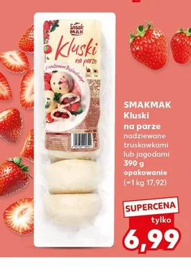 Kluski na parze nadziewane jagodami Smakmak promocja w Kaufland