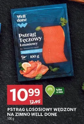 Pstrąg łososiowy wędzony na zimno promocja w Stokrotka