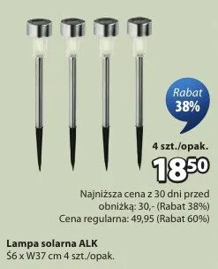 Lampa solarna Alik promocja w Jysk