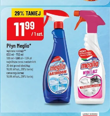 Płyn do łazienki Meglio Bathroom promocja w POLOmarket