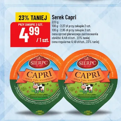 Serek Capri typu włoskiego Sierpc promocja w POLOmarket