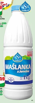 Maślanka spożywcza z Jarocina OSM Jarocin promocja w Dino