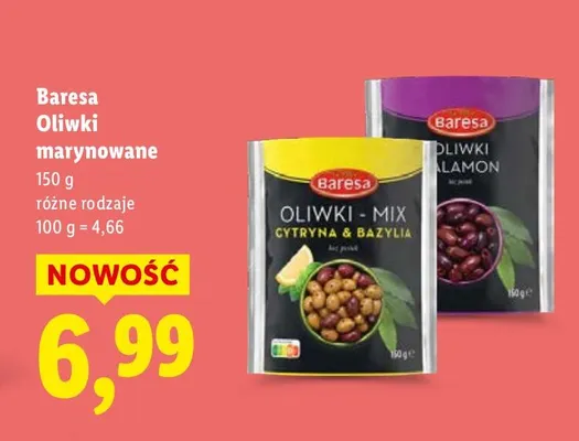 Oliwki marynowane promocja w Lidl
