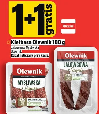 Kiełbasa Olewnik 180g promocja w TOPAZ