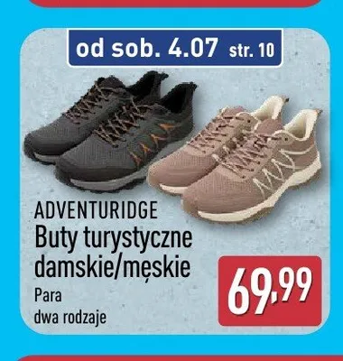 Buty turystyczne damskie Adventuridge promocja w Aldi