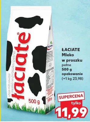 Mleko w proszku pełne promocja w Kaufland