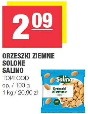 Orzeszki ziemne solone promocja w SPAR