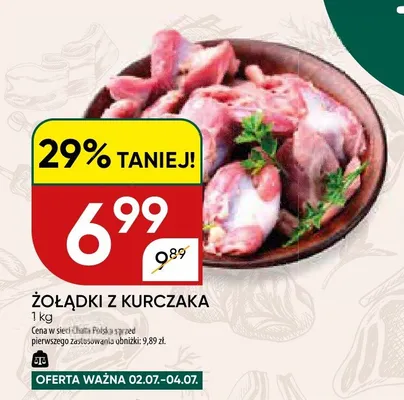 Żołądki z kurczaka promocja w Chata Polska