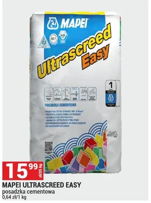 Posadzka cementowa Ultrascreed Easy promocja w Merkury Market