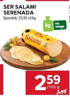 Ser salami serenada promocja w Stokrotka