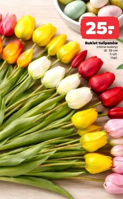 Bukiet tulipanów promocja w Netto