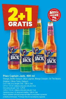 Piwo Captain Jack, 400 ml promocja w Twój Market