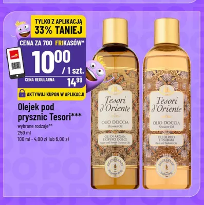 Olejek pod prysznic Tesori d'Oriente promocja w POLOmarket