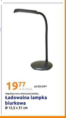 Lampka biurkowa ładowalna promocja w Action
