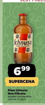 Piwo Ichnusa Non Filtrata promocja w Netto