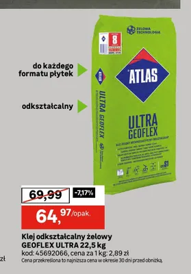 Klej odkształcalny żelowy Atlas Geoflex Ultra promocja w Leroy Merlin